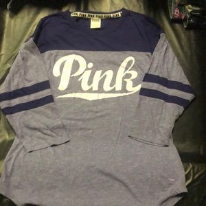 3/4 sleeve Pink t-shirt